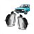 Lanterna corcel ford de 1978 a 1984 dianteira lado esquerdo cristal - Imagem 1