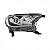 Farol ranger ford de 2016 a 2023 lado direito cromado com pisca cristal com projetor - Imagem 2