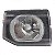 Farol pajero mitsubishi de 1992 a 1997 lado direito raiado - Imagem 2