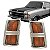 Lanterna opala chevrolet de 1975 a 1979 dianteira lado direito âmbar - Imagem 1