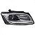 Farol q5 audi de 2013 a 2016 lado direito elétrico com motor com projetor com LED - Imagem 2