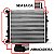 Radiador fox volkswagen de 2004 a 2009 e polo volkswagen de 2003 a 2006 para câmbio manual sem ar condicionado e fox com motor 1.0 ou 1.6 - Imagem 2
