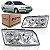 Farol s40 volvo de 1999 a 2003 lado direito lente lisa - Imagem 1