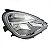 Farol classe a mercedes benz de 2003 a 2005 lado direito liso - Imagem 2