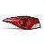 Lanterna clio renault de 2003 a 2011 traseira lado esquerdo hatch - Imagem 2