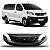 Para choque expert peugeot de 2018 a 2024 dianteiro superior preto liso - Imagem 1