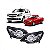 Farol agile chevrolet de 2009 a 2014 e montana chevrolet de 2011 a 2021 lado direito preto com anel cromado - Imagem 1