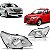 Farol agile chevrolet de 2009 a 2014 e montana chevrolet de 2011 a 2021 lado esquerdo cromado manual - Imagem 1
