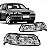 Farol gol volkswagen de 1999 a 2005 lado esquerdo cromado foco duplo - Imagem 1