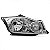 Farol ecosport ford de 2008 a 2012 lado direito cromado manual - Imagem 2