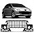 Grade do para choque 307 peugeot de 2007 a 2012 dianteira central sem encaixe para friso - Imagem 1