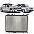 Radiador xsara citroën de 2001 a 2004 e 307 peugeot de 2002 a 2005 com ar e sem ar manual - Imagem 1
