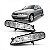 Farol vectra chevrolet de 2000 a 2005 lado esquerdo cromado - Imagem 1