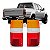 Lente hilux toyota de 1992 a 2001 traseira lado esquerdo tricolor quatro por quatro e quatro por dois - Imagem 1