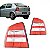Lanterna astra chevrolet de 2003 a 2012 traseira lado esquerdo bicolor hatch - Imagem 1