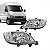 Farol sprinter mercedes benz de 2003 a 2011 lado esquerdo manual com auxiliar - Imagem 1