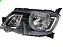 Farol kwid renault de 2017 a 2022 lado direito preto manual sem friso inferior - Imagem 2