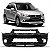 Para choque asx mitsubishi de 2017 a 2022 dianteiro preto - Imagem 1