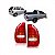 Lanterna corsa picape e perua chevrolet de 1994 a 1999 traseira lado direito tricolor - Imagem 1