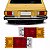 Lanterna brasilia volkswagen de 1978 a 1984 traseira tricolor - Imagem 1