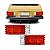 Lanterna brasília volkswagen de 1978 a 1984 traseira rubi - Imagem 1