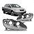 Carcaça de farol corolla toyota de 2003 a 2008 lado direito cinza - Imagem 1