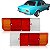 Lente da lanterna chevette chevrolet de 1973 a 1977 lado esquerdo traseiro - Imagem 1