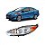 Farol fiesta ford de 2013 a 2017 lado esquerdo cromado e âmbar mexicano - Imagem 1