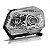 Farol s10 chevrolet de 2012 a 2016 lado esquerdo elétrico com projetor - Imagem 2