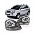 Farol tucson hyundai de 2005 a 2016 lado esquerdo cinza com pisca cristal - Imagem 1