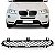 Grade para para choque x3 bmw de 2010 a 2014 dianteira central preta com suporte - Imagem 1