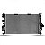 Radiador onix chevrolet de 2020 a 2024 câmbio manual motor 1.0 - Imagem 2