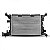 Radiador onix chevrolet de 2020 a 2024 câmbio manual motor 1.0 aspirado - Imagem 2