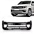 Para choque amarok volkswagen de 2017 a 2024 dianteiro preto sem grade - Imagem 1