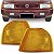Lanterna santana volkswagen de 1991 a 1998 dianteira lado esquerdo âmbar de acrílico modelo cibie - Imagem 1