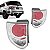Lanterna hilux sw4 toyota de 2012 a 2015 traseira de canto lado direito cromada - Imagem 1