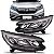 Farol crv honda de 2015 a 2017 lado esquerdo preto manual com LED - Imagem 1