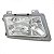 Farol sprinter mercedes benz de 1995 a 2002 lado esquerdo sem auxiliar pneumático - Imagem 2