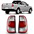 Lanterna saveiro volkswagen de 2006 a 2012 traseira lado esquerdo fumê claro geração quatro - Imagem 1