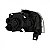 Farol palio fiat de 2009 a 2020 e siena fiat de 2009 a 2012 lado direito cromado com bola e anel preto - Imagem 5