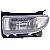 Farol gol volkswagen de 1995 a 1999 lado esquerdo auxiliar com lente raiada - Imagem 2