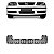 Grade de para choque gol volkswagen de 1999 a 2003 dianteira central geração 3 ponteira para choque fase parachoque - Imagem 1