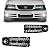 Grade para para choque gol volkswagen de 2004 a 2005 dianteiro lado esquerdo cromado geração três ponteira para choque fase dois - Imagem 1