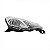 Farol c3 e ds3 citroën de 2013 a 2020 para c3 e de 2012 a 2015 para ds3 lado esquerdo cromado manual - Imagem 2