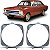 Aro do farol opala chevrolet de 1971 a 1974 - Imagem 1