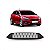 Grade do radiador focus ford de 2016 a 2019 com moldura cromada tipo colmeia - Imagem 1