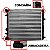 Radiador gol volkswagen de 2009 a 2023 e fox volkswagen de 2006 a 2018 e polo volkswagen de 2003 a 2006 cromado manual sem ar - Imagem 2