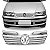 Grade do radiador gol volkswagen de 1999 a 2003 cromada geração 3 ponteira para choque fase parachoque - Imagem 1