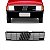 Grade do radiador uno fiat de 1985 a 1990 preta completa - Imagem 1