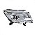 Farol frontier nissan de 2017 a 2021 lado direito cromado manual sem LED - Imagem 2